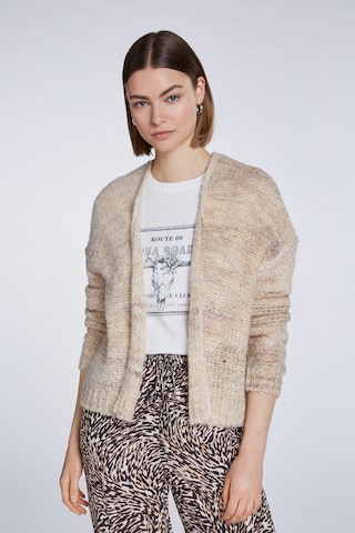 SET Knit Cardigan in Beige: front