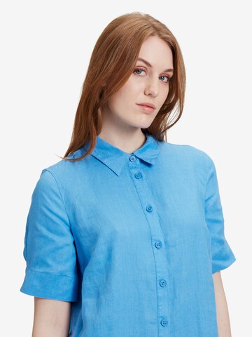 Betty & Co Shirt Dress in Blue