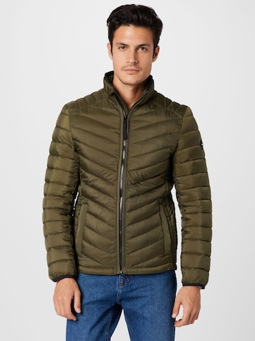 TOM TAILOR Between-Season Jacket in Green: front