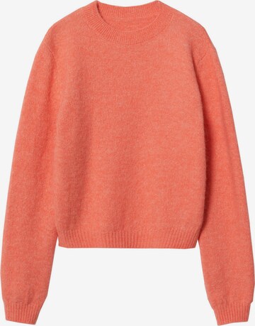 MANGO Sweater 'Salmon' in Orange: front