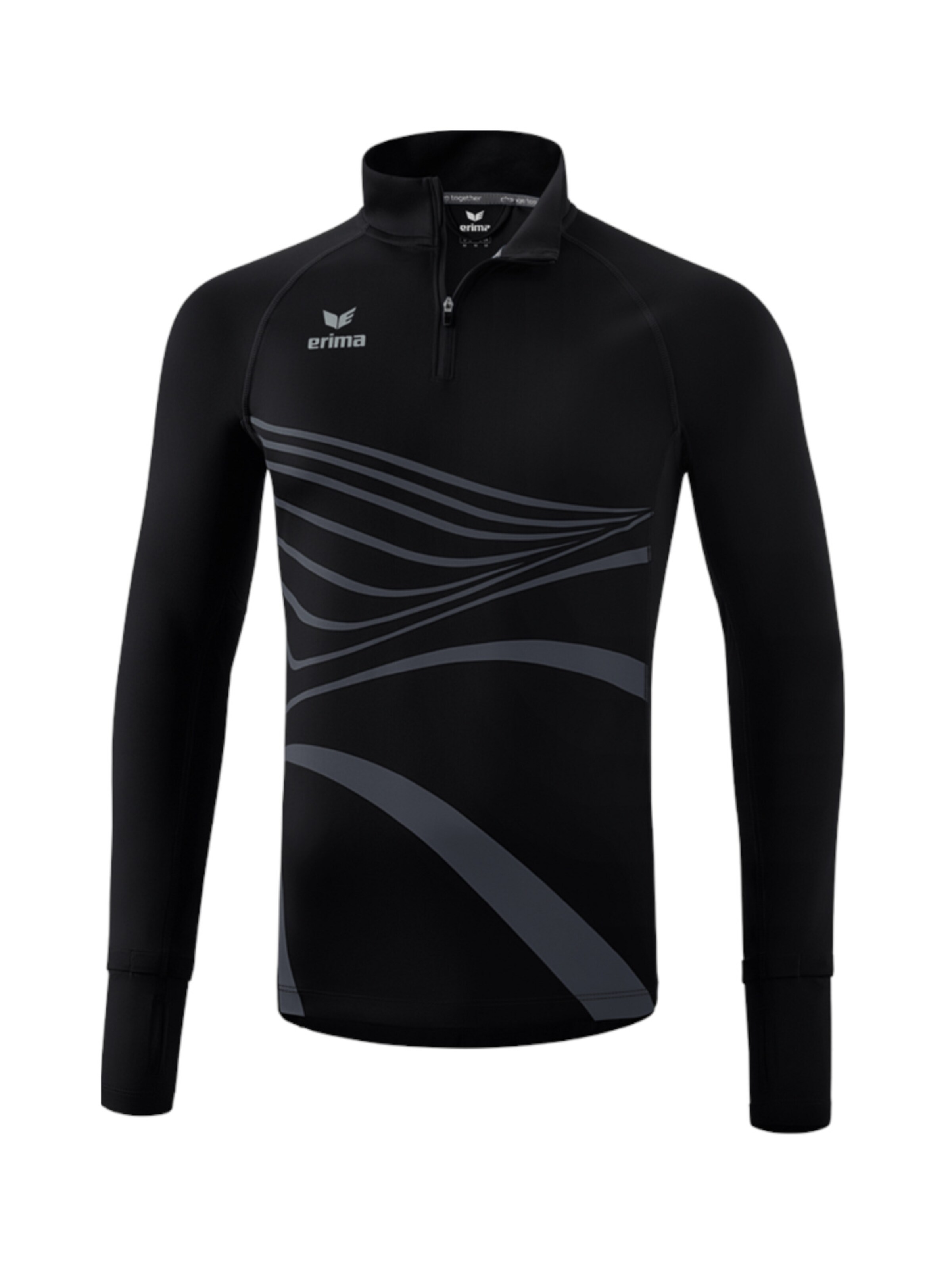 ERIMA Sportsweatshirt in Schwarz: Vorderseite