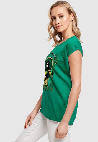 T-shirt 'Aquaman - Trident' ABSOLUTE CULT en vert
