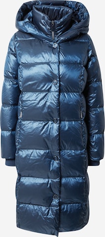 COMMA Winter Coat in Blue: front