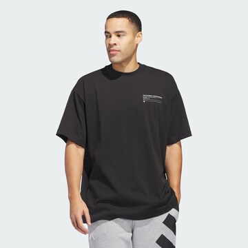 ADIDAS ORIGINALS Shirt 'Anthony Edwards Seasonal' in Black: front