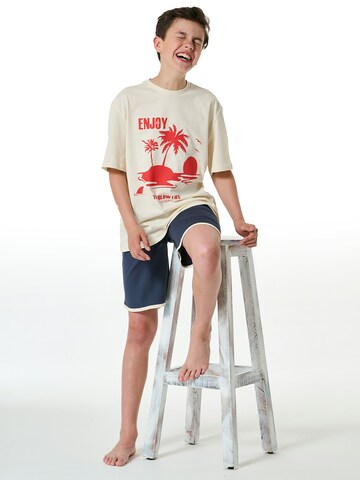 SCHIESSER - Pijama 'Teens Nightwear' en beige