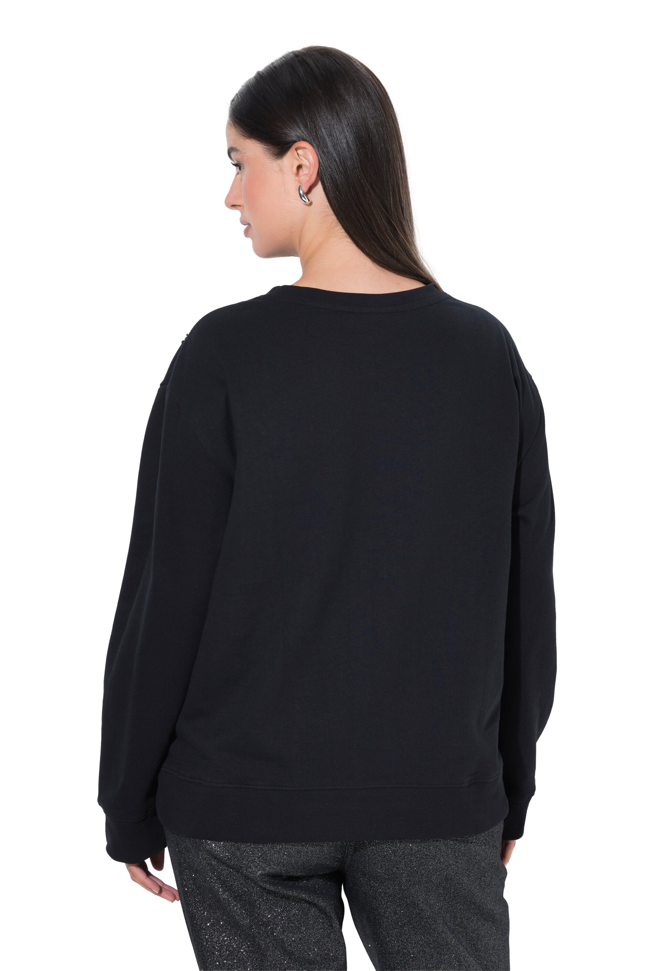 Ulla Popken Sweatshirt in Black