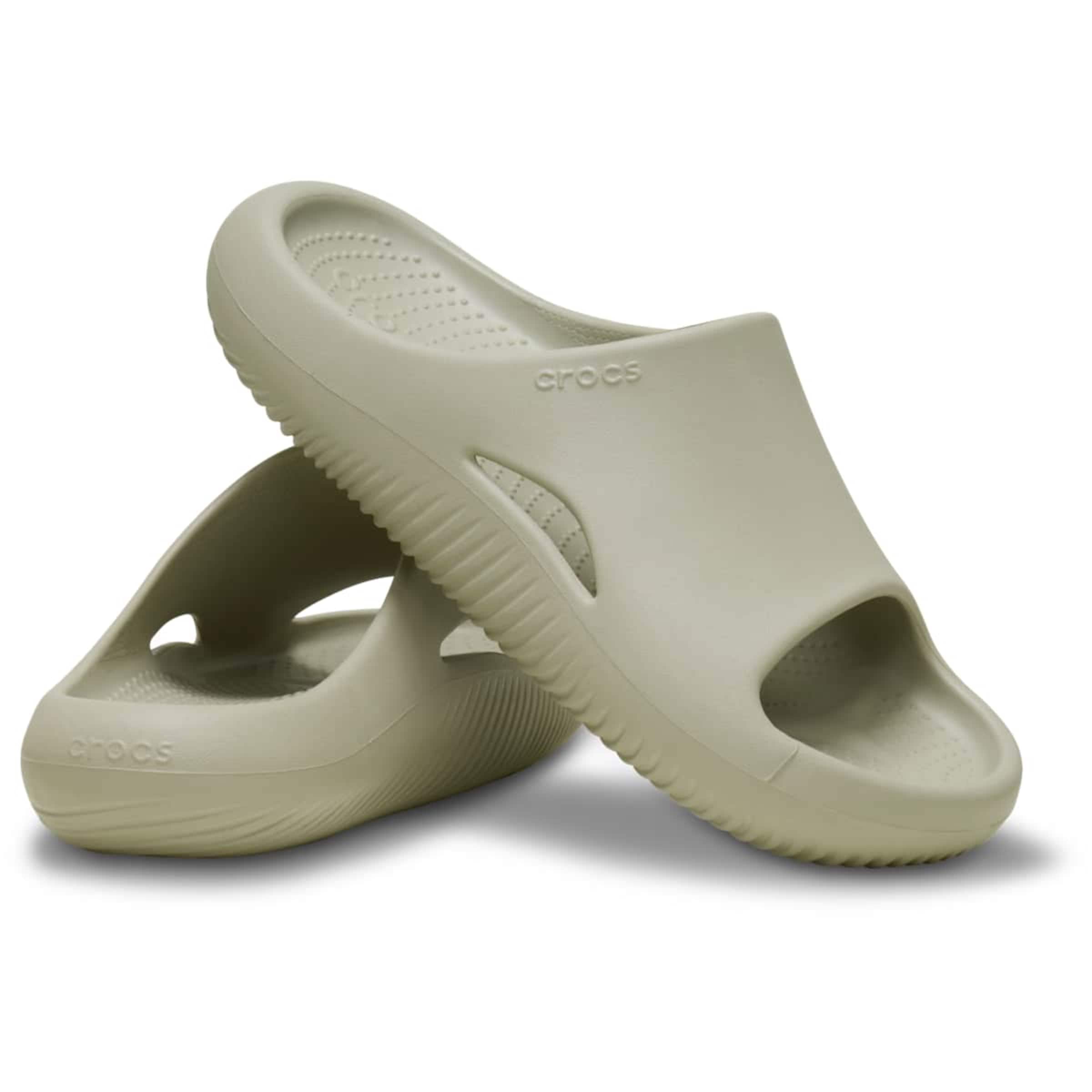 Crocs - Sapato aberto em cinzento