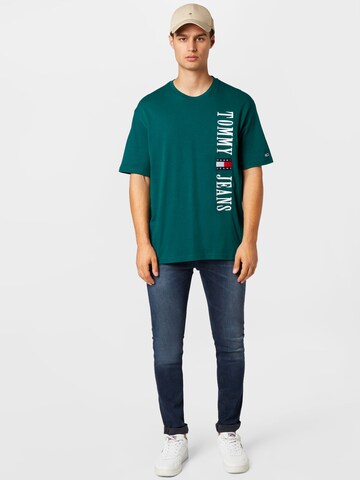 T-Shirt 'Skater' Tommy Jeans en vert