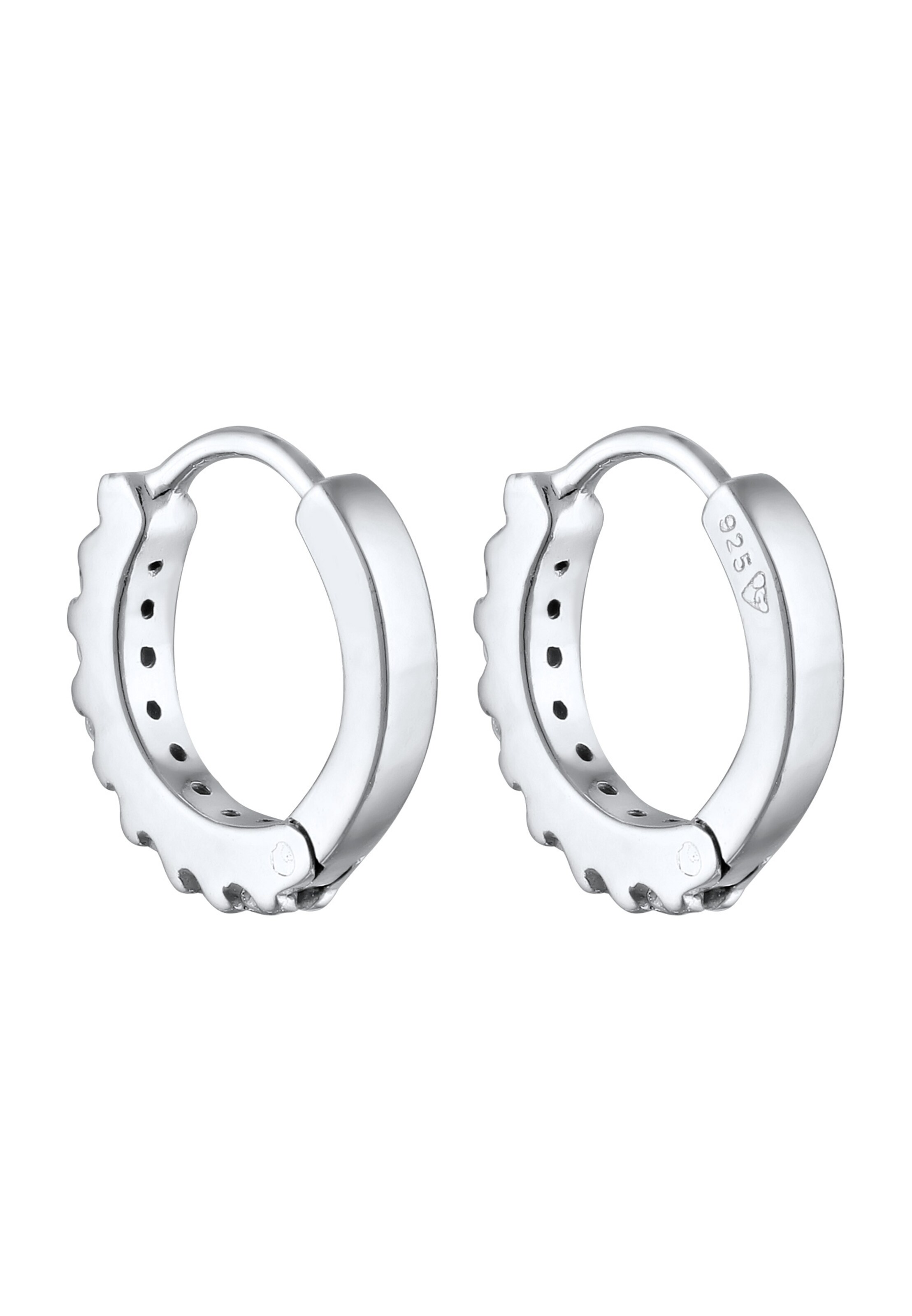 Elli DIAMONDS Earrings 'Diamant' in Silver