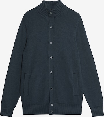 Lyle & Scott Gebreid vest in Zwart: voorkant