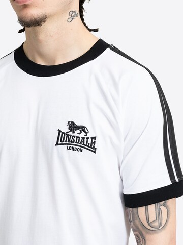 LONSDALE - Camiseta 'Craigtown' en blanco