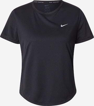 NIKE Функциональная футболка 'Tempo' в Черный: спереди