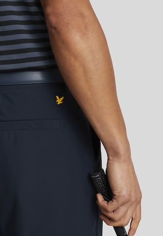 Lyle & Scott Regular Broek in Blauw