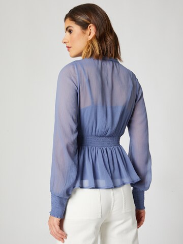 Guido Maria Kretschmer Women Blouse 'Elissa' in Blue