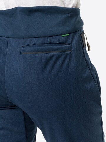 VAUDE Slim fit Workout Pants 'Tremalzo' in Blue