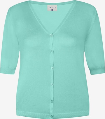 Cardigan 'Norma 212' ze-ze en vert : devant