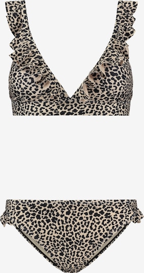 Shiwi Bikini 'Bobby' värissä beige / musta, Tuotenäkymä
