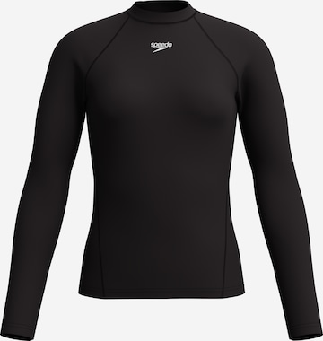 SPEEDO Badeshirt in Schwarz: Vorderseite