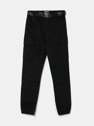 Tally Weijl Tapered Cargohose in Schwarz