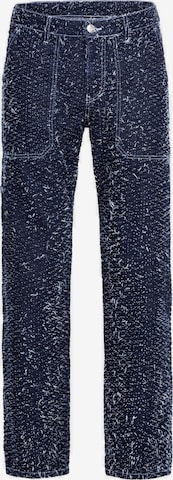 YVZ Denim Baggy Jeans 'Cassiopeia' in Blue: front