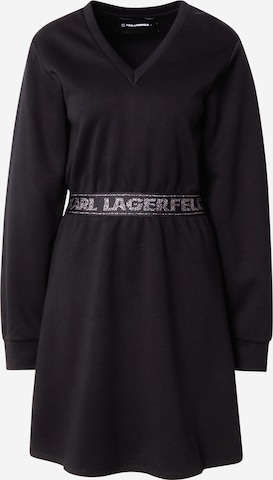 Karl LagerfeldHaljina - crna boja: prednji dio
