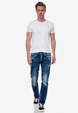 Rusty Neal Regular Jeans in Blauw