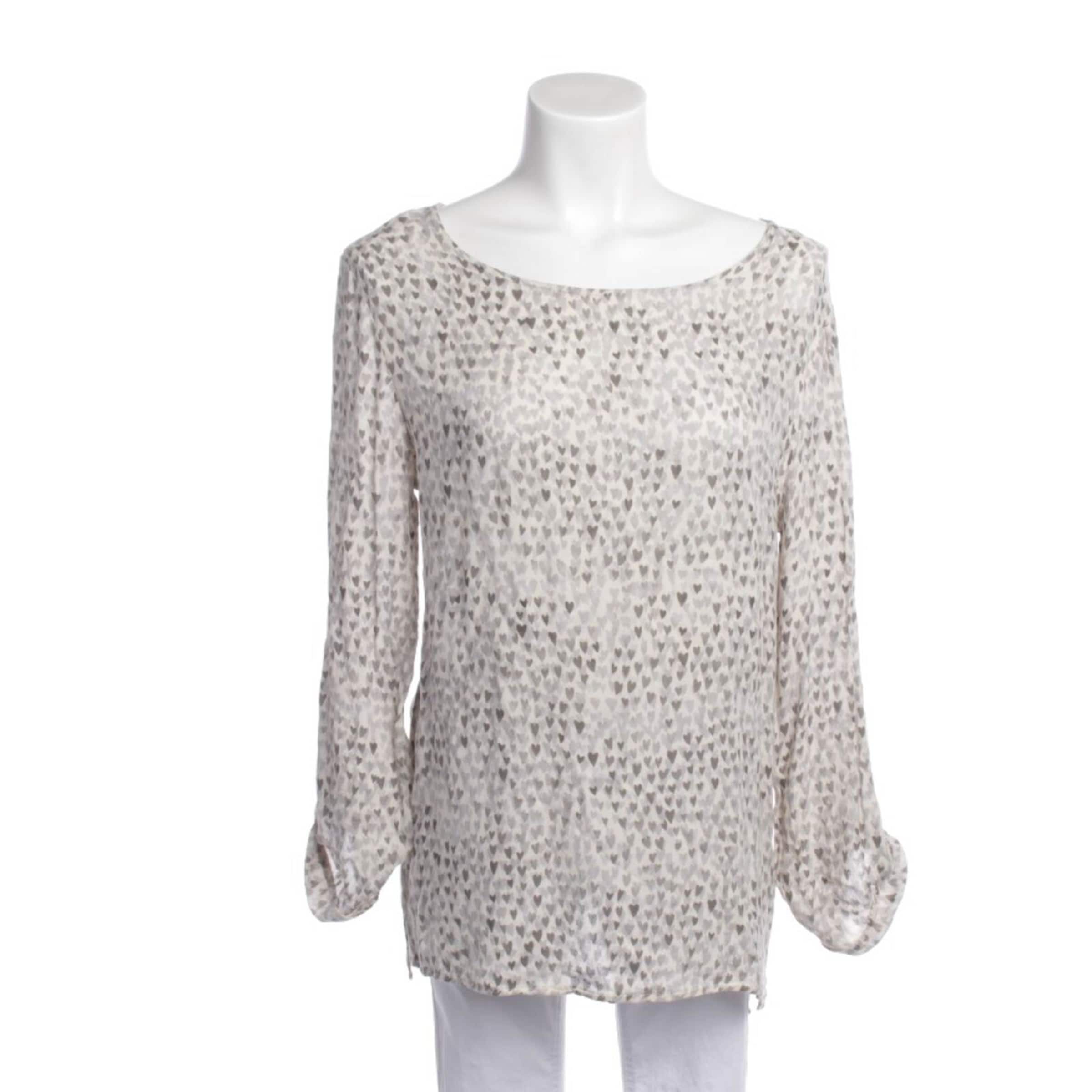 BLOOM Shirt langarm M in Grau: Vorderseite