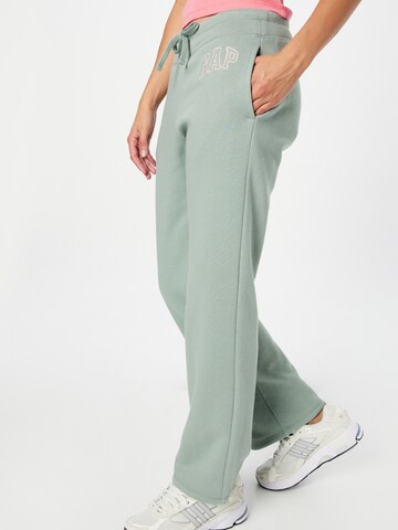 GAP Boot cut Trousers in Green: front