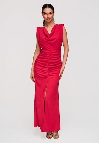 Ombre Avondjurk in Rood: voorkant