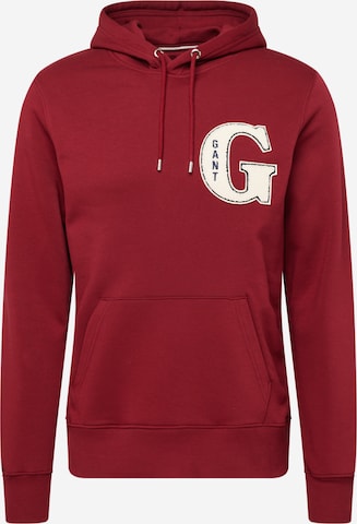 GANT - Sweatshirt em vermelho: frente