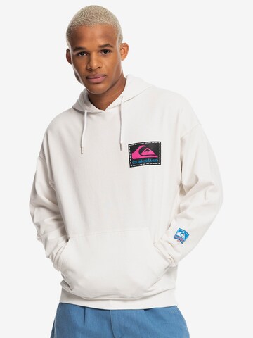 QUIKSILVER Athletic Sweatshirt 'RAINBOW' in White: front