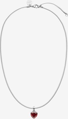 Chaîne 'Sleeky Red Heart' PURELEI en argent : devant
