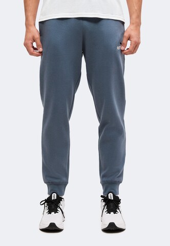 PUMA Tapered Sporthose 'ESS No. 1' in Blau: Vorderseite