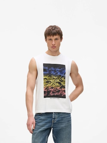 KARL LAGERFELD JEANS Póló - fehér: elől