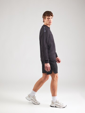 EA7 Emporio Armani Sportsweatshirt i sort