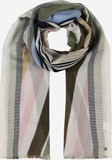 ESPRIT Écharpe en bleu fumé / brun foncé / gris clair / kaki / rose ancienne, Vue avec produit