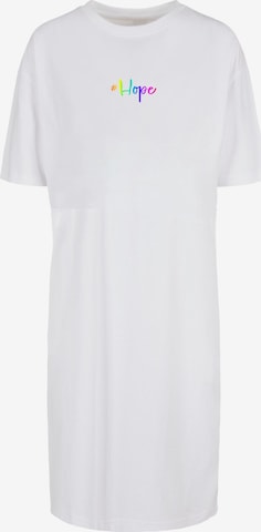 Merchcode Kleid 'Hope' in Weiß: Vorderseite