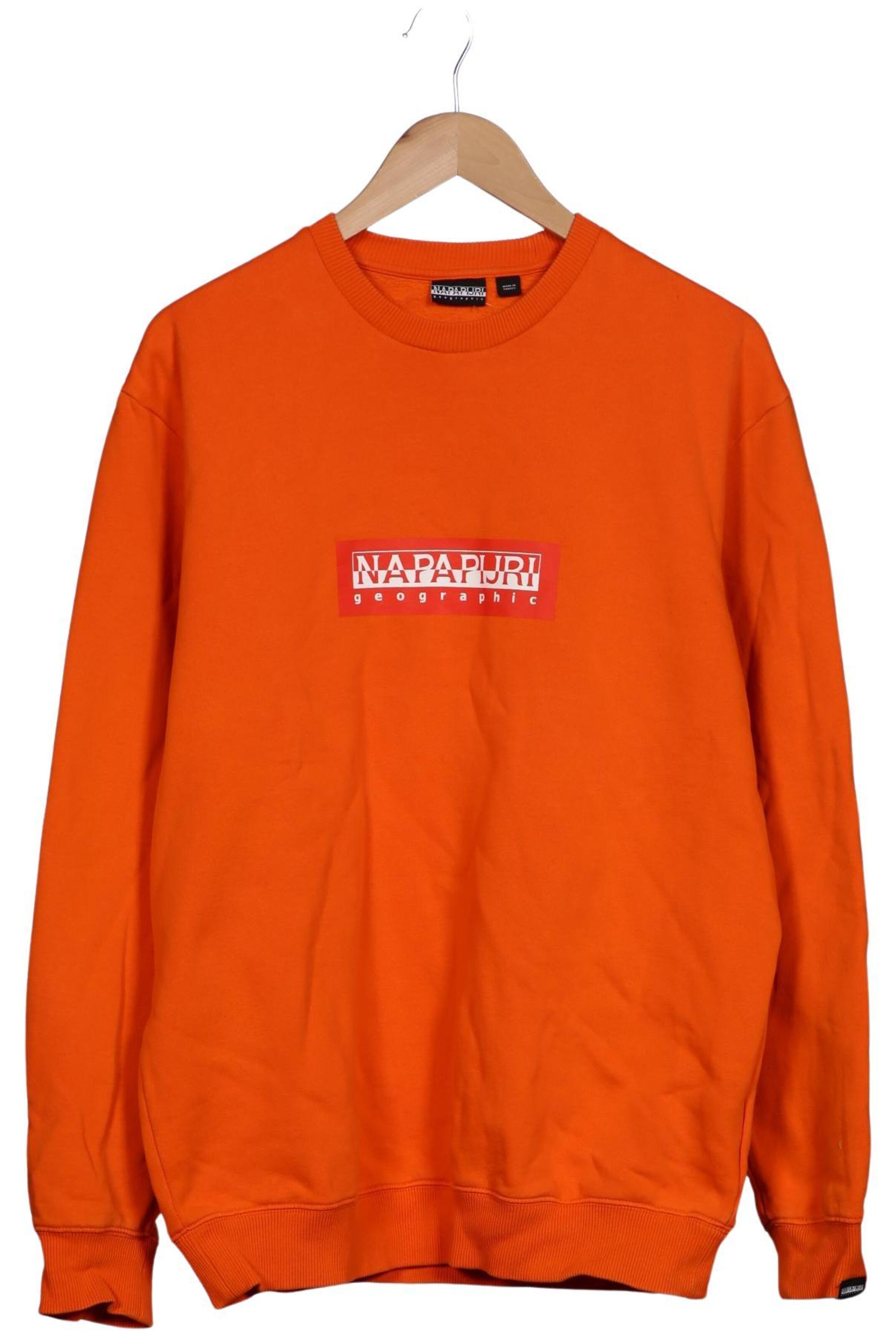 NAPAPIJRI Sweatshirt & Zip-Up Hoodie in L in Orange: front