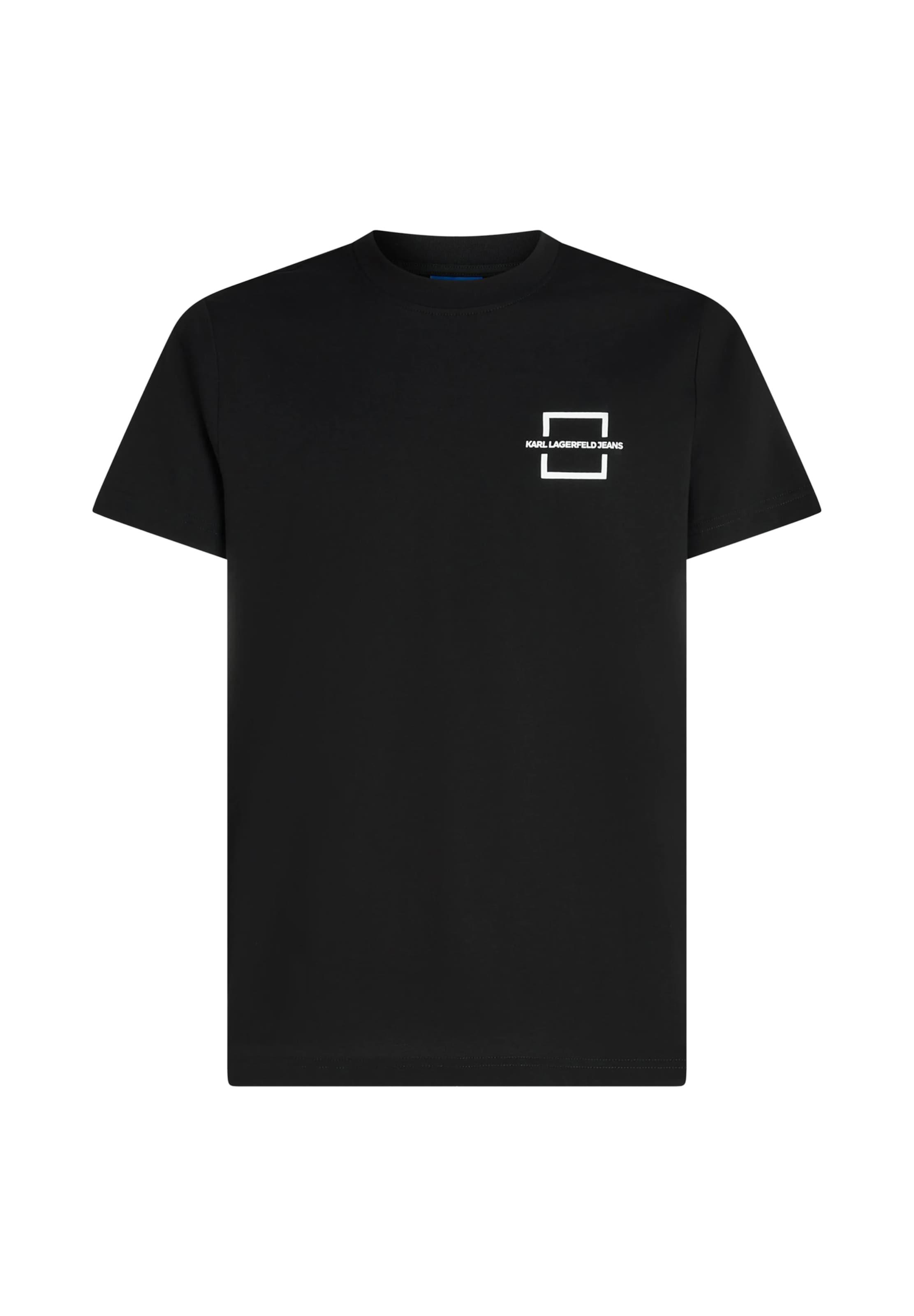 Tricou de la KARL LAGERFELD JEANS pe negru: față