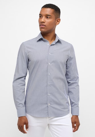 ETERNA Slim fit Business Shirt in Blue: front
