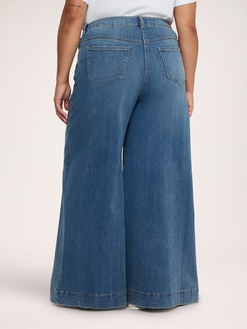 Fiorella Rubino Wide leg Jeans in Blauw