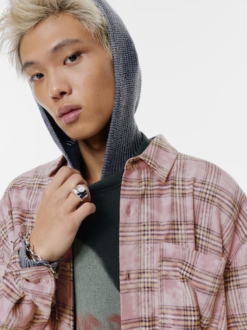 Pull&Bear Comfort fit Srajca | roza barva