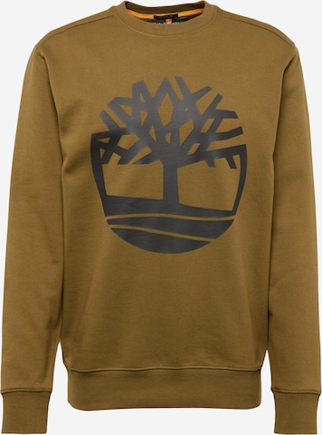 TIMBERLAND Sweatshirt in Groen: voorkant