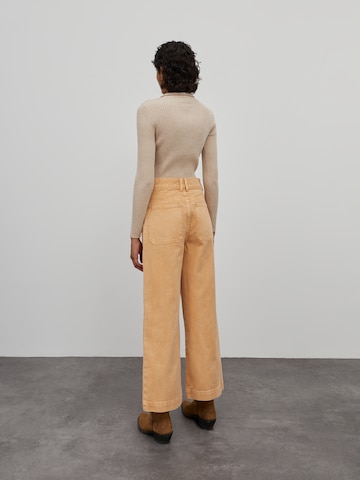 EDITED Wide Leg Jeans 'Susa' i beige