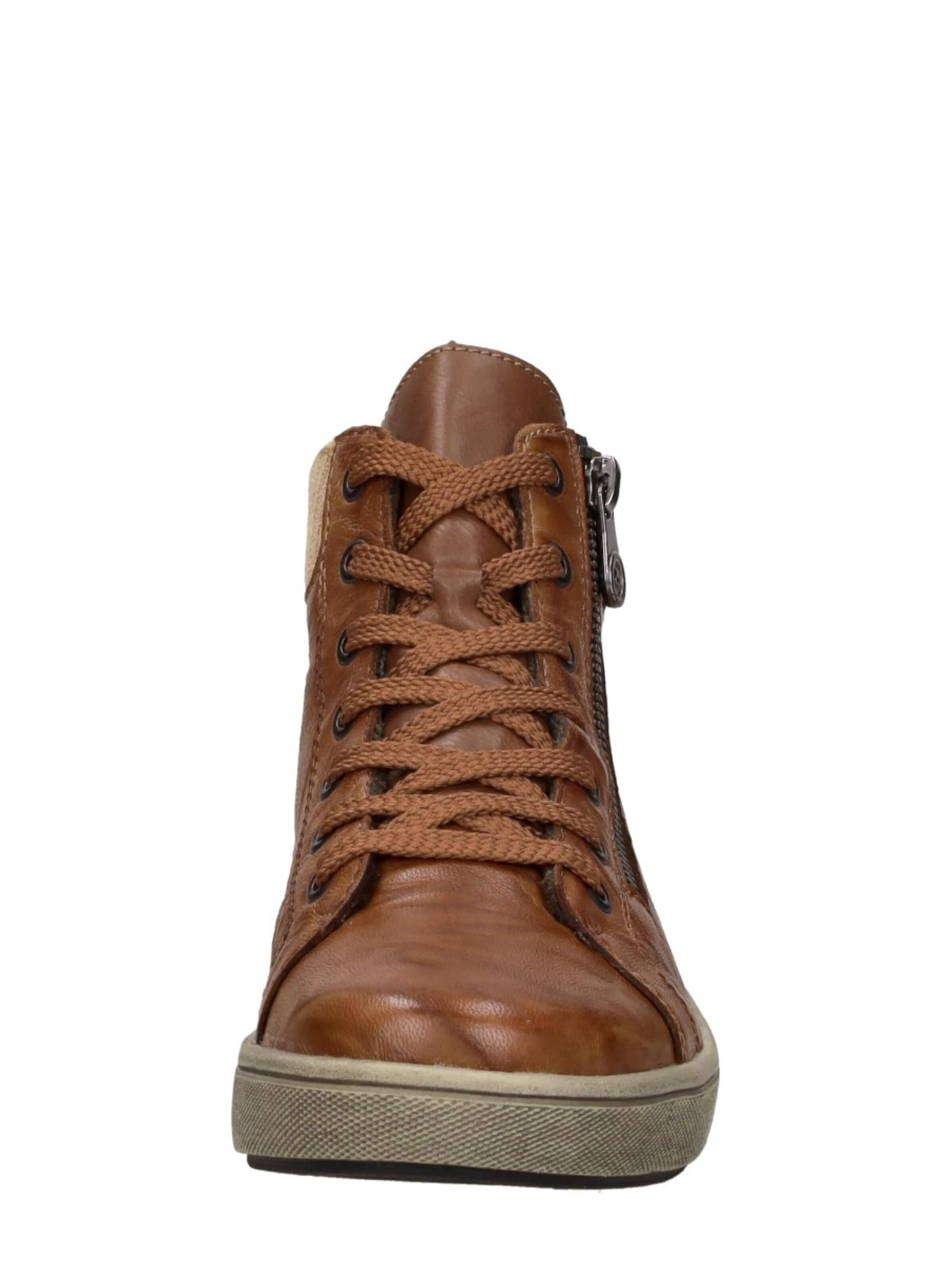 Bottines à lacets 'Veterschoenen Hoog' Rieker en marron