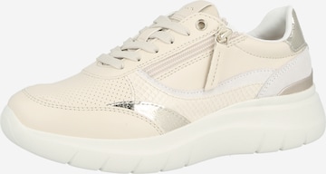 GEOX Matalavartiset tennarit 'PLUMMERY' värissä beige: etupuoli