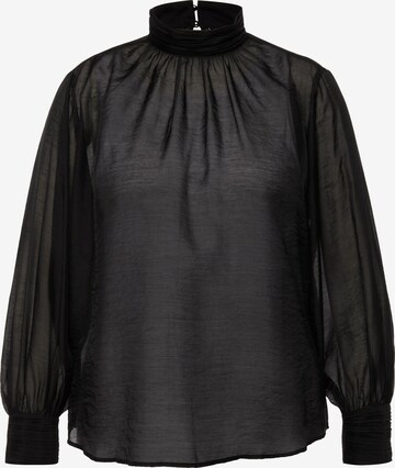 Ulla Popken Blouse in Zwart: voorkant