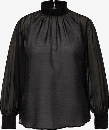 Ulla Popken Blouse in Zwart: voorkant