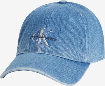 Calvin Klein Jeans Cap in Blue: front