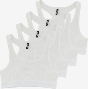 Pieces Kids Top 'Ulla' in White: front